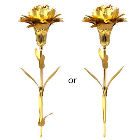 Guldfolie konstgjord färgglad rosblomma för alla hjärtans dag mors dag hållbar rosblomma mamma present Thanksgiving Day