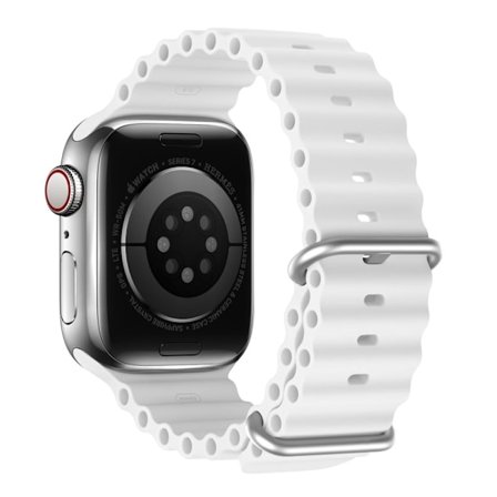 DUX DUCIS Apple Watch Series 8 (45mm) / Watch Ultra klockarmband - Vit