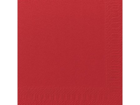 Duni Servett 3-lagers, enfärgad, ¼-vikt, 40 cm, röd 125/fp - Lyreco - Kök och servering - Servetter och dukar - Servett - 3-lagers
