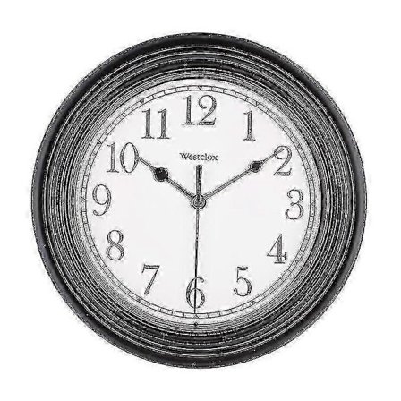 Tyst Väggklocka Kök 9 Tum Retro Icke-tickande Dekorativ Sovrum Kontor Väggklocka (FMY)