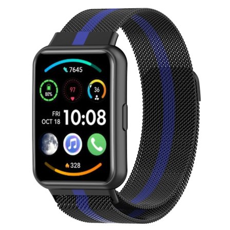 För Huawei Watch Fit 2 Rostfritt Stål Klockarmband