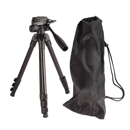 K168 Bärbar Aluminiumlegering Stativ för SLR-kamera med Kulhuvud och Stabil Platta