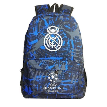 Champions League Real Madrid Graffiti Rygsæk Fan Rygsæk Student Skoletaske