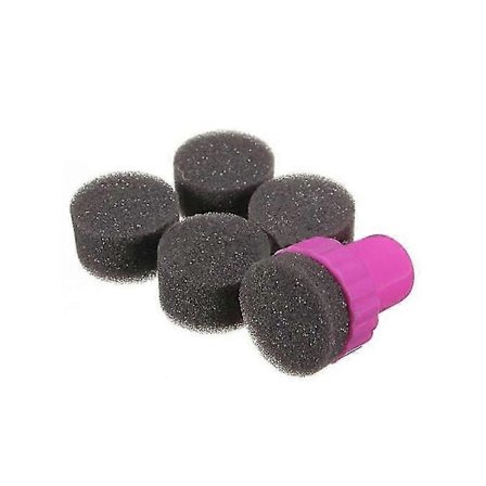 5kpl/setti Musta Sieni Kynsitaide Leimasin Liukuvärimuutos Tee-se-itse Kynsileimaus Mallilevyt Manikyyri Tarvikkeet Työkalu