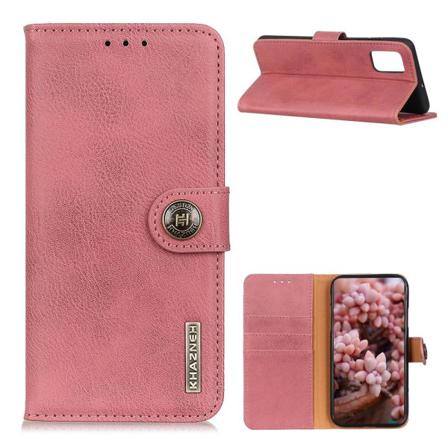 Samsung Galaxy A52 / A52s - Khazneh Retro Fodral - Rosa Pink Rosa