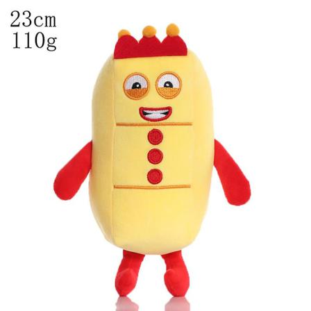 Numberblocks Plysch Figurblock Animerad Leksak Nr 4