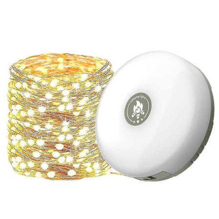 10m vandtæt bærbar lyskæde til udendørs brug, campinglyskæde