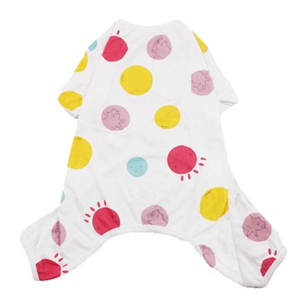 Dog Pyjamas, Hund Jumpsuit Onesies med söt, 4 ben hund