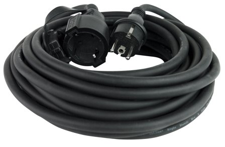 Gelia 14402251 Skarvsladd H05RR-F, 3G1.5mm 25 m, Anslutningsdon & kablar