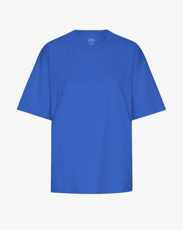 Oversized Organic T-Shirt - Sapphire Blue L