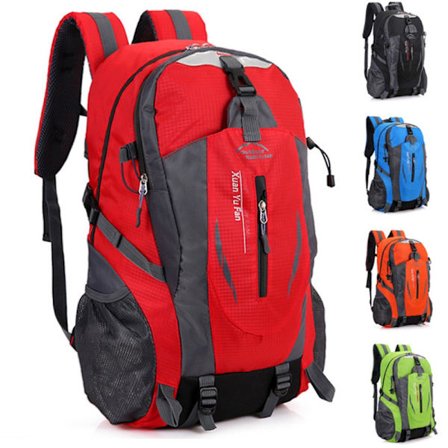 40L Stor Vanntett Ryggsekk Camping Fotturer Gåing Utendørs Reise Ryggsekk