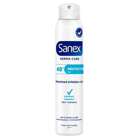 Sanex Derma Protector Deo Spray 48H 200 ml, Parfumer & Dufte, Deodorant, Til Hende