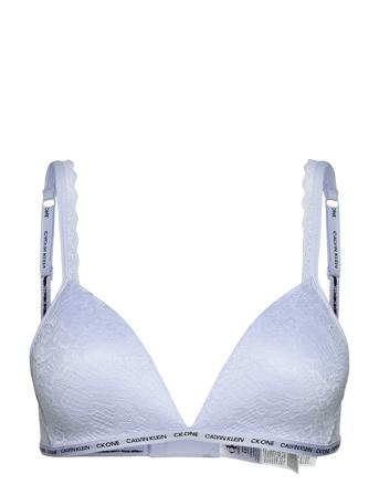 Lightly Lined Triangle Lingerie Bras & Tops Soft Bras Triangle Bras Grå Calvin Klein