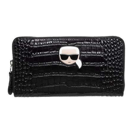 Karl Lagerfeld Wallets Cardholders Sort, Dame Punge og Kortholder, Størrelse: ONE Size