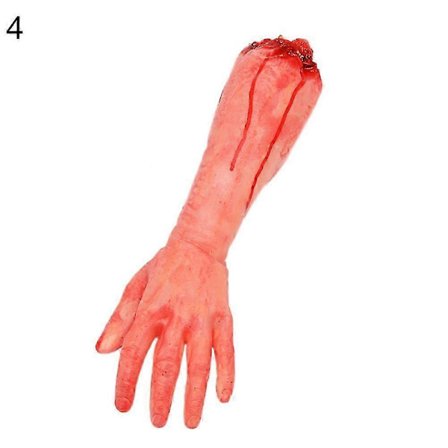 Verinen tekojalka, käsi, sormi - Aavemainen talo Halloween-juhlat Kauhistuttavat rekvisiitat Koristeet -CHN