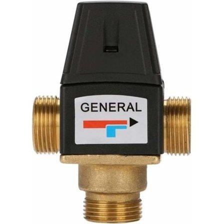 Monoblok termostatisk blandingsventil - 3-vejs messing termostatisk blandingsventil DN20 til solvarmevarmere 3-vejs termostatisk ventil