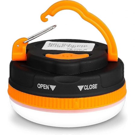 Bærbar LED Camping Teltlampe Med 5 Indstillinger Og Krog