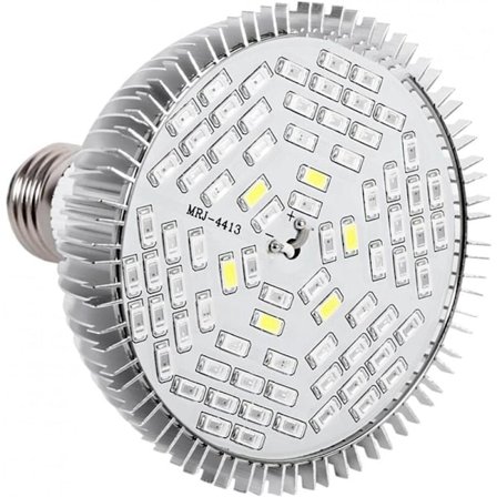 E27 LED Växtlampa Fullspektrum 78 LEDs 50W Trädgård Växtlampa