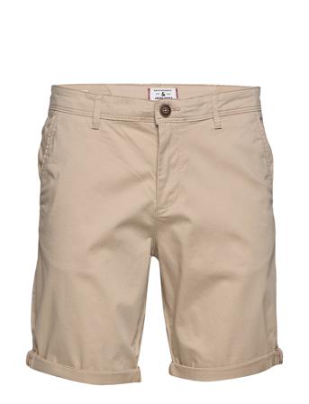 Jjibowie Jjshorts Solid Sa Sts Shorts Chinos Shorts Beige Jack & J S