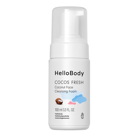 HELLO BODY Cocos Fresh 100ml - Mousse detergente viso