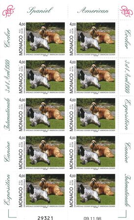 Monaco 1999 - YT 2186 - Postfrisk miniark