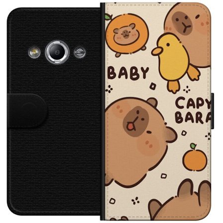 Kompatibelt Lommeboketui til Samsung Galaxy Xcover 3 Kawaii Baby Kapibara