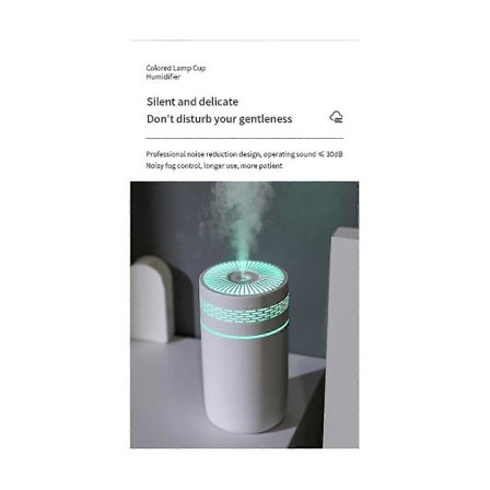 Bärbar 250 ml Luftfuktare Aromaterapi Humidificador för Hem Bil USB Spruta med LED Färg Ni