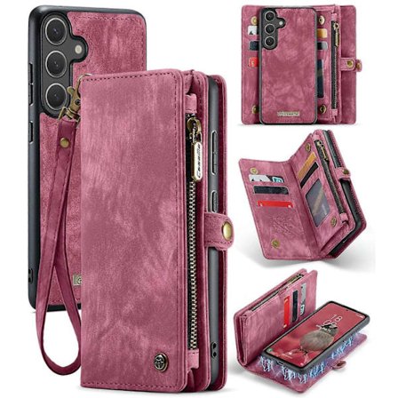 Kompatibel med CaseMe 008 Aftagelig Multifunktionel Læder Telefon Cover - WELLNGS