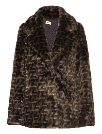 Fera Zv Outerwear Faux Fur Monivärinen/Kuvioitu Zadig & Voltaire