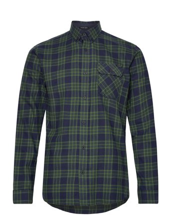 Lindbergh | Checked Twill Shirt L/S | S