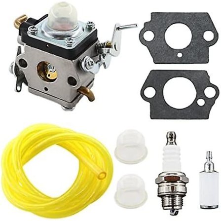 122 Forgasser med Tennplugg Drivstoffslange for Husqvarna 122c 122ldx 122lk 22cc 574386701 581734301 Trådkutter Viktig Drivstoffilter Primer{hh}