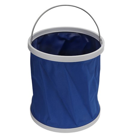 Fiskebøtte 11L Multifunksjonell Sammenleggbar Vanntett Fiskebøtte Strand Bilvask Utendørs Oppbevaring