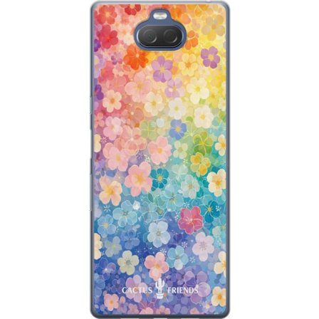 Yhteensopiva Puhelinkuori Sony Sony Xperia 10 Plus Cactus and Friends – RainbowBloom