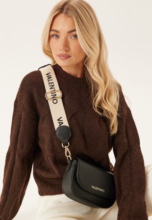 Valentino Doris Re Flap Bag 001 Nero Vaatteet