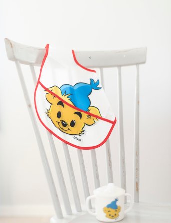 Rätt Start Bamse, Bib - Multi/patterned - ONE SIZE