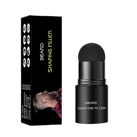 Tykkt Pulver Skjeggfyll Krypteringsstift Skjeggform Concealer Pulver Skjeggforsegling
