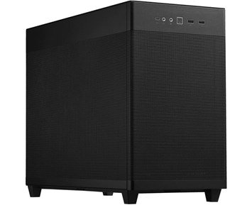 ASUS-Prime AP201 MicroATX Svart-PC-kabinett – lite tårn med meshpaneler for bedre luftgjennomstrømning-Computer components-Ukategoriserte produkter
