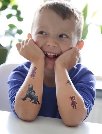 Musse & Helium Musse & Helium Barntatueringar - Multi/patterned - ONE SIZE