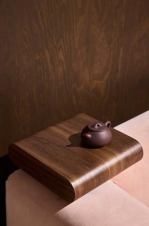 Jotex - Stolik Kawowy/stolik Nocny 45x45x12 Cm Walnut veneer - Jeju - Kup Pastill - Meble firmy Jotex