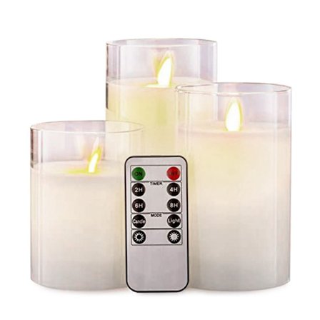 Led Flameless Pillar Candle Set VIT