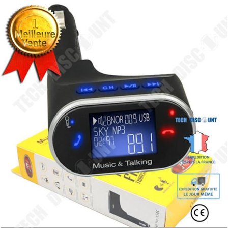 TD Bluetooth FM-sändare, Bluetooth-bil MP3-spelare Trådlös radioadaptersats