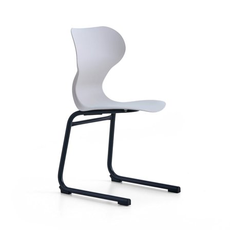 Stol BRIAN, meiestativ, antrasitt/lys grå