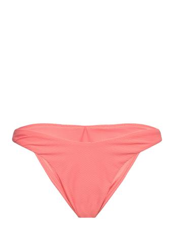Peachy High Leg R Swimwear Bikinis Bikini Bottoms Bikini Briefs Korall Hunkemöller*Betinget Tilbud