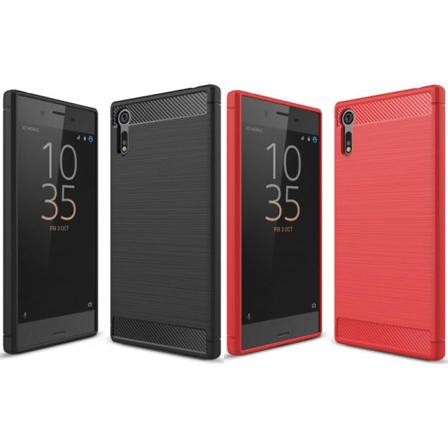 Xperia Xz & Xzs Stöttåligt Stötdämpande Skal Slimcarbon Svart