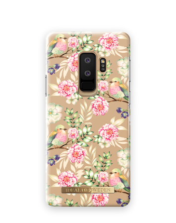 Female Hülle, Galaxy S9 Plus Floral Birds Handyhülle