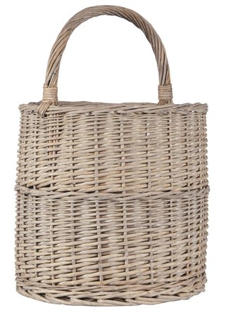 Ib Laursen Kurv med hank Rund H44