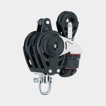 Harken 57mm Triple Ratchamatic Block - Swivel, Cam Cleat, 40 mm Block (2632)