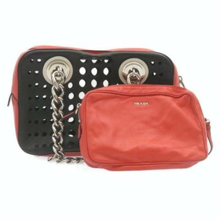 Prada Vintage, Handbag Pre-owned Zwart, Dames, Maat:ONE Size