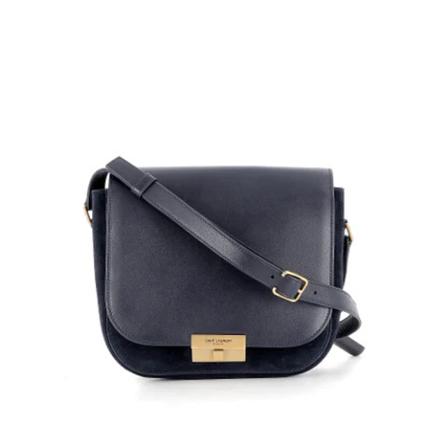 Saint Laurent Vintage Pre-owned Shoulder Tass , Blauw , Dames , Maat: ONE Size Vintage Tassen