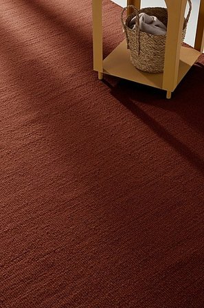 Jotex - Ullmatta Bomull - Polyester - Ull - Viskos Vinröd Enfärgat ROW - Köp Ullmattor hos Jotex